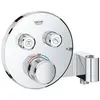Image de Thermostatique encastré rond GROTHERM SMARTCONTROL GROHE 29120000 2 sorties - chrome