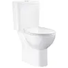 Image de 39495000 Ensemble WC à poser porcelaine blanche sortie horizontale