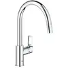 Image de Mitigeur évier BAULOOP bec haut avec douchette extractible GROHE 30543000