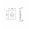 Image de F. GROHE Start Plaque Blanc