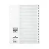 Image de Durable 616402 Intercalaires de numéro - Blanc