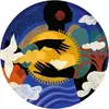 Image de Ravensburger puzzle rond Little Sun 500 pièces