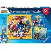 Image de Ravensburger Puzzle 3x49 pièces Sonic