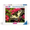 Image de Ravensburger puzzle adulte 500 pièces Papillon et fleurs