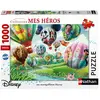 Image de Puzzle 1000 pièces Les montgolfières Disney - 70x50 cm