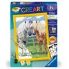 Image de Ravensburger Coffret peinture CreArt chevaux - 15 pièces