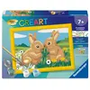 Image de Ravensburger Coffret peinture numéros - Lapins mignons