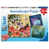 Image de Ravensburger puzzle enfant 3x49 pièces licorne et dragon