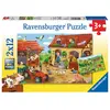 Image de Ravensburger Puzzle enfant 2 x 12 pièces - Ferme