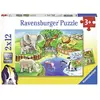 Image de Ravensburger Puzzle enfant 2x12 pièces Zoo