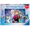 Image de Ravensburger puzzle enfant Disney La Reine des Neiges - 2x24 pièces