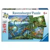 Image de Ravensburger puzzle enfant dinosaures 3x49 pièces