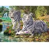 Image de Ravensburger Puzzle 500 pièces tigres blancs