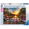Image de Ravensburger Puzzle 1000 Pièces - Vélos à Amsterdam