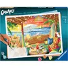 Image de Ravensburger Coffret peinture numéros Cozy Cabana - 30x40 cm