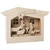 Image de Rayher Crèche DIY en bois à monter