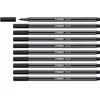 Image de Feutres Stabilo Pen 68 Noir (10 Pièces)