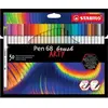 Image de STABILO Pen 68 Brush - Étui 30 feutres