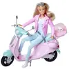 Image de SMO4006592097158 Poupée mannequin 29 cm avec scooter 27 cm et chien