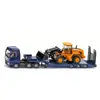 Image de SIKU MAN camion surbaisse avec chargeuse