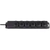 Image de Brennenstuhl Multiprise avec 6 Prises Type F 2m IP44 Noir