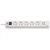 Image de Brennenstuhl Multiprise avec 5 Prises et 2 Ports USB Universelles Bremounta 3m Blanc