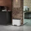 Image de Hailo Oko Trio Plus Poubelle à pédale - 3x9 L - Blanc