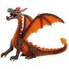 Image de Bullyland figurine dragon assis fantasy - Orange