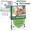 Image de Advantage Pipettes antipuce pour chat - 4 kg