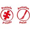 Image de Marabu puzzle 3D en bois éléphant