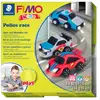 Image de Fimo Coffret modelage Kids course de police - 9 pièces