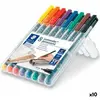 Image de Staedtler Ensemble de marqueurs Lumocolor 318 F - Multicouleur (10 unités)