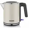 Image de Bouilloire sans fil 1l 2400w inox laqué beige - WK9577 - SEVERIN