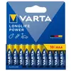Image de Batteries Varta longlife power 1,5 V AAA LR03 (10 Unités)