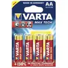 Image de Varta piles alcalines AA LR6 - Lot de 4