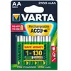 Image de Varta batteries rechargeables AA LongLife - lot de 4