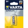 Image de Varta pile 9V Superlife - Jaune