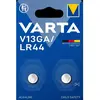 Image de Varta Pile bouton LR44 V13GA - Pack de 2