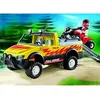 Image de Playmobil 4228 Pick-up et quad de course rouge