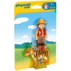 Image de Playmobil 1.2.3 Aventurier avec tigre