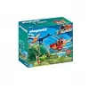 Image de Playmobil Hélicoptère et Ptéranodon