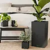 Image de LECHUZA Jardinière CANTO Stone 30 High Noir graphite