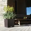 Image de LECHUZA Jardinière CUBE Cottage 40 ALL-IN-ONE - Moka