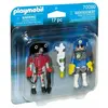 Image de Playmobil Space - Policier de l'espace et robot