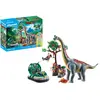 Image de Playmobil Brachiosaure et aéroglisseur