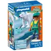 Image de PLAYMOBIL Zoo 72090 - Ours polaire et gardien