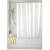 Image de Wenko Rideau de douche Uni White 180x200 cm