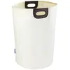 Image de Panier à linge design scandinave Wabo - Diam. 40 x H. 60 cm - Beige