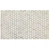 Image de Tapis de salle de bain design Bamboo - L. 50 x l. 80 cm - Blanc