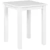 Image de Table d'Appoint Design Garyo 55cm Blanc Laqué